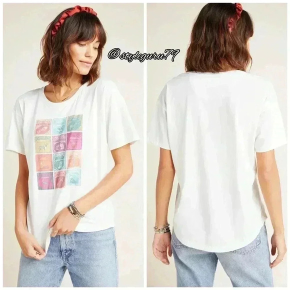 Anthropologie Danielle Kroll Zodiac Tee, size M - Picture 3 of 7